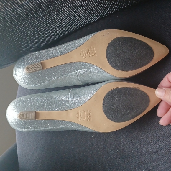 Nina Glittery wedges, silver, 5.5 - Picture 4 of 7